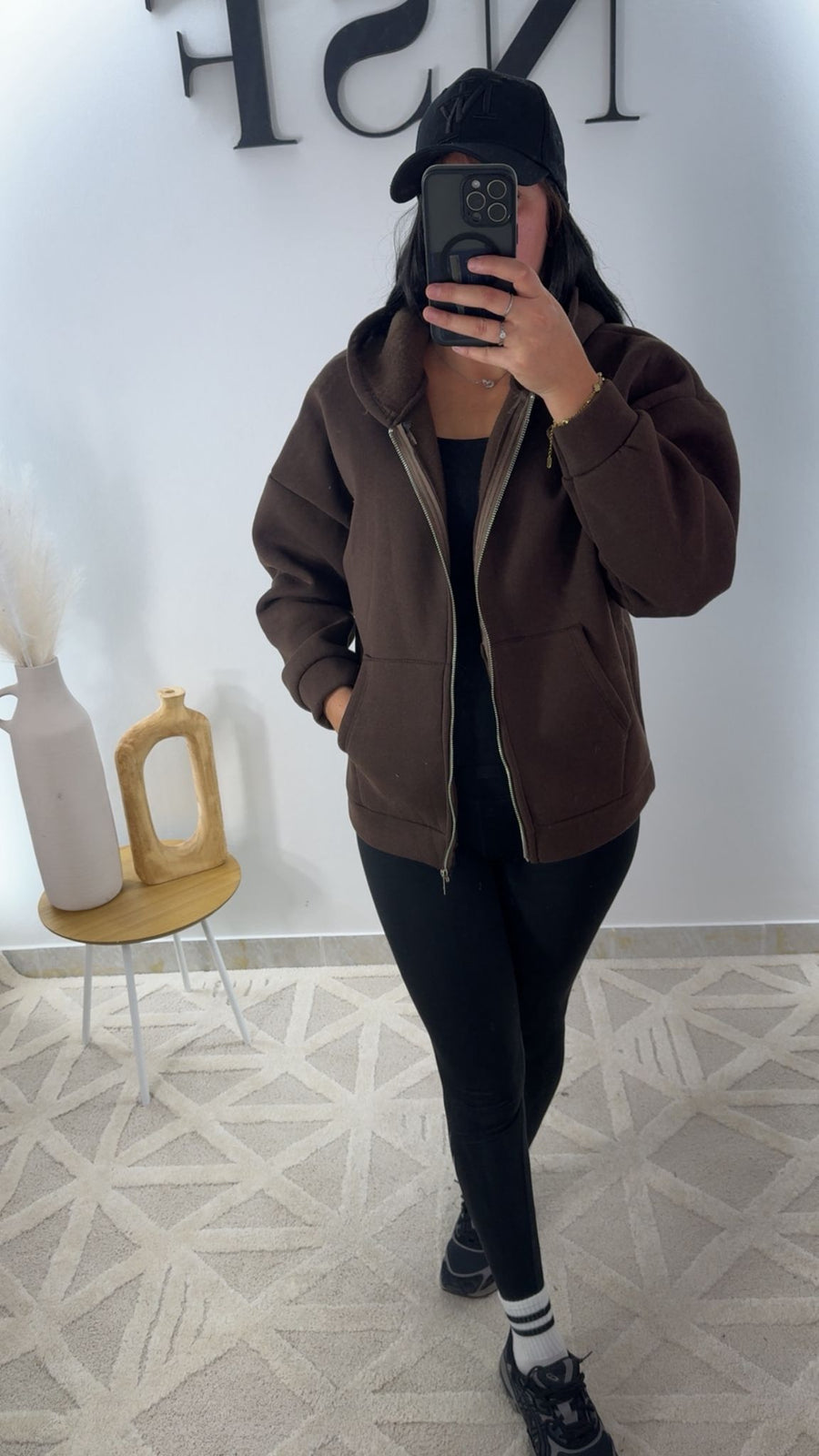 Veste à capuche LÉONA