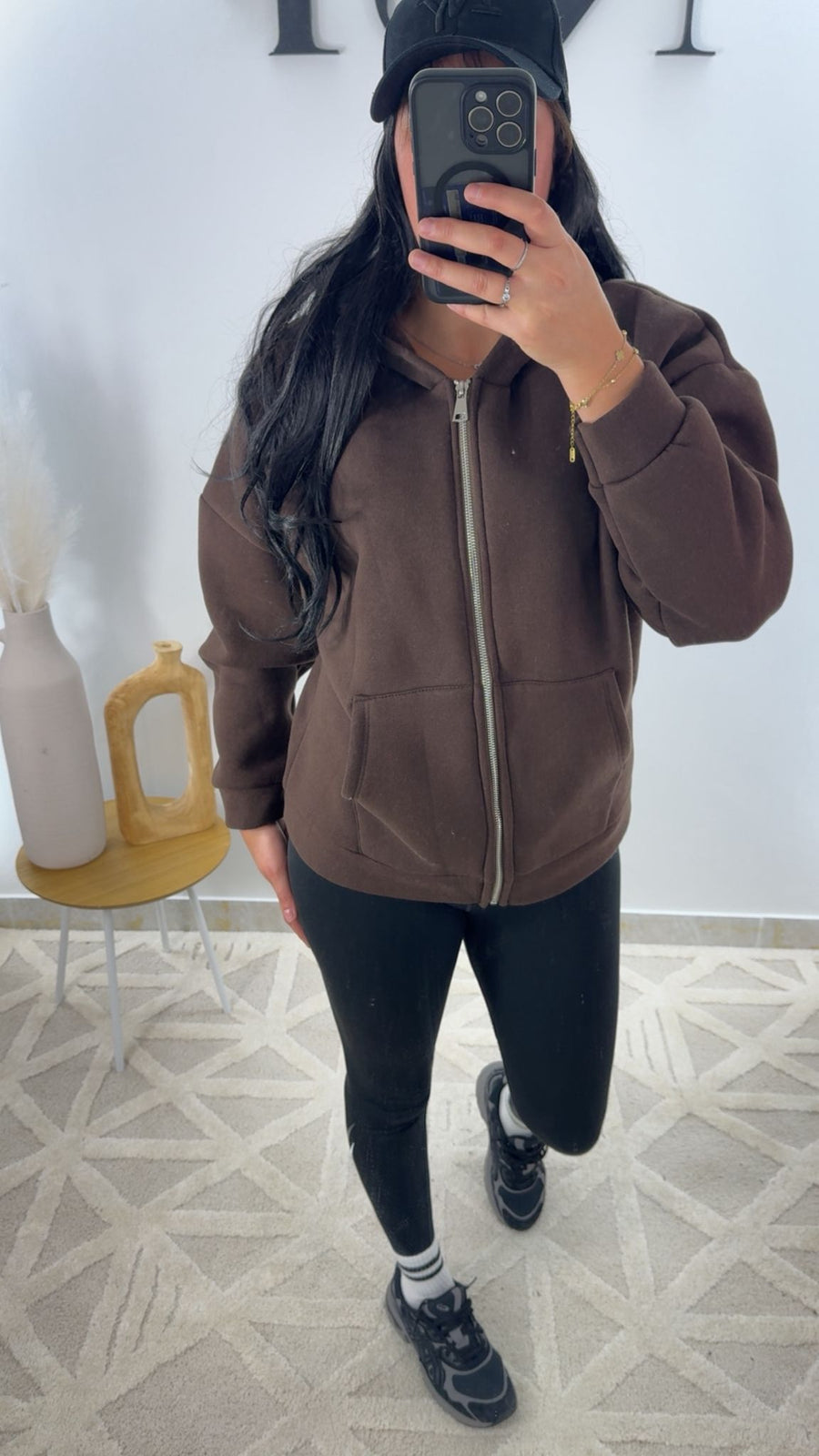 Veste à capuche LÉONA