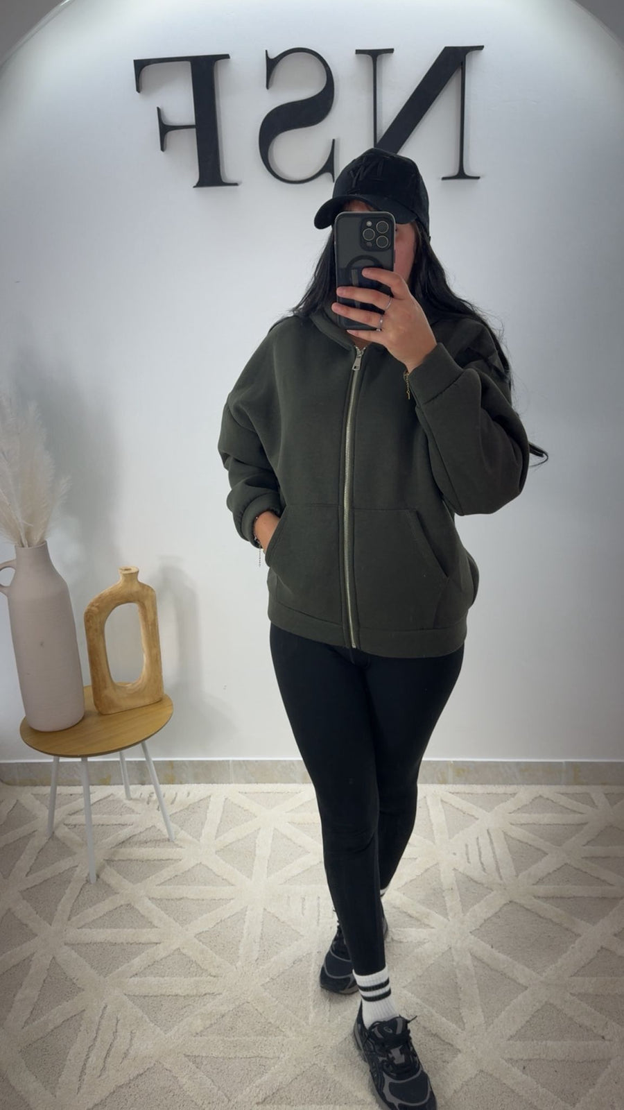 Veste à capuche LÉONA